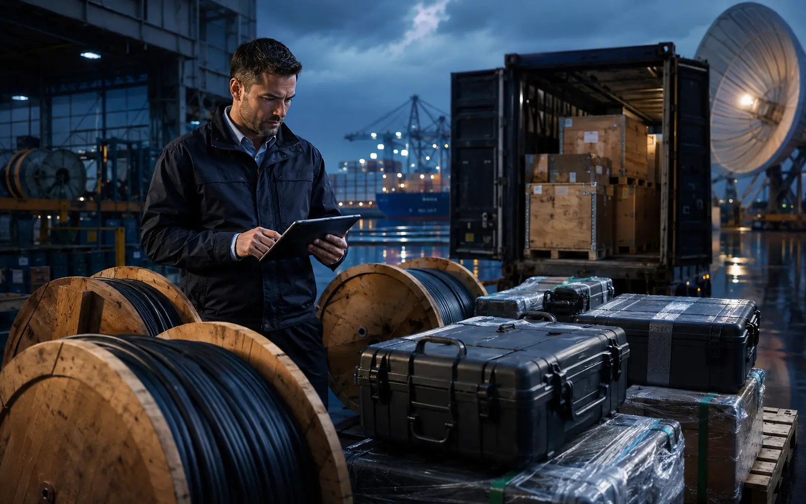 Global telecom sourcing, inspection and international logistics